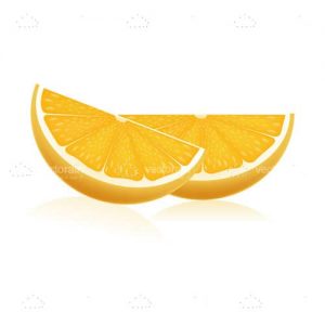 Juicy orange slices
